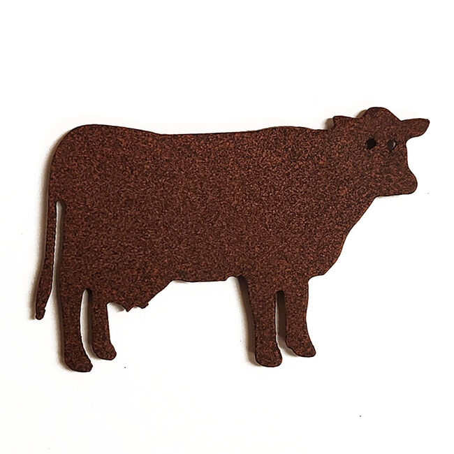 Metal Mazing Magnet - Handmade in NH - Cow image number null