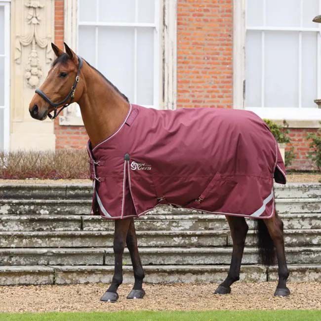 Shires StormCheeta 300g Rug & Neck Set - Maroon image number null