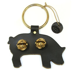 New England Bells Designer Door Chime - Pig
