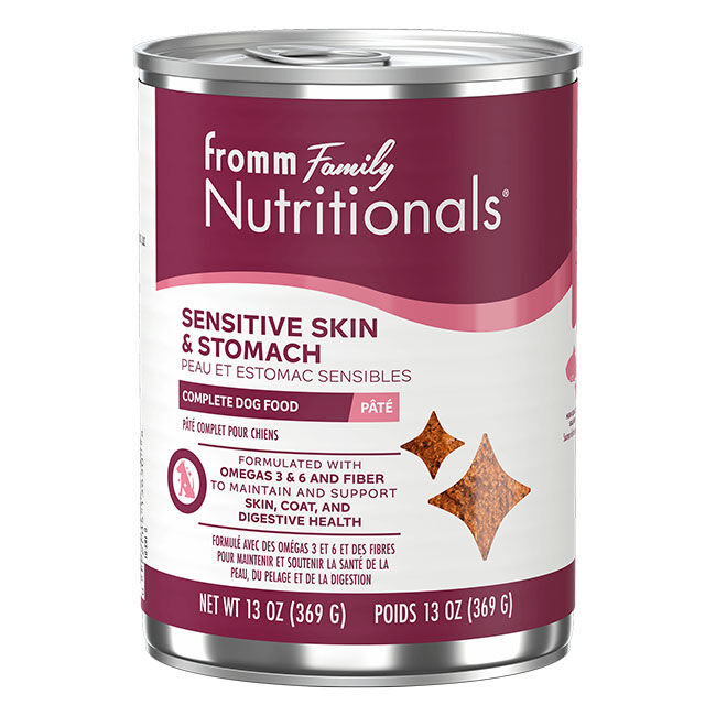 Fromm Nutritionals Sensitive Skin & Stomach Complete Dog Food Pate - 13 oz image number null