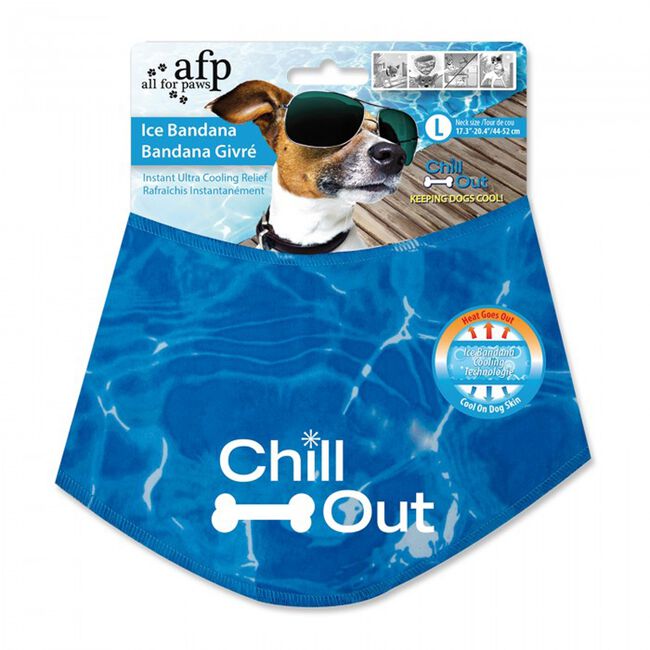 All For Paws Chill Out Dog Ice Bandana Small image number null