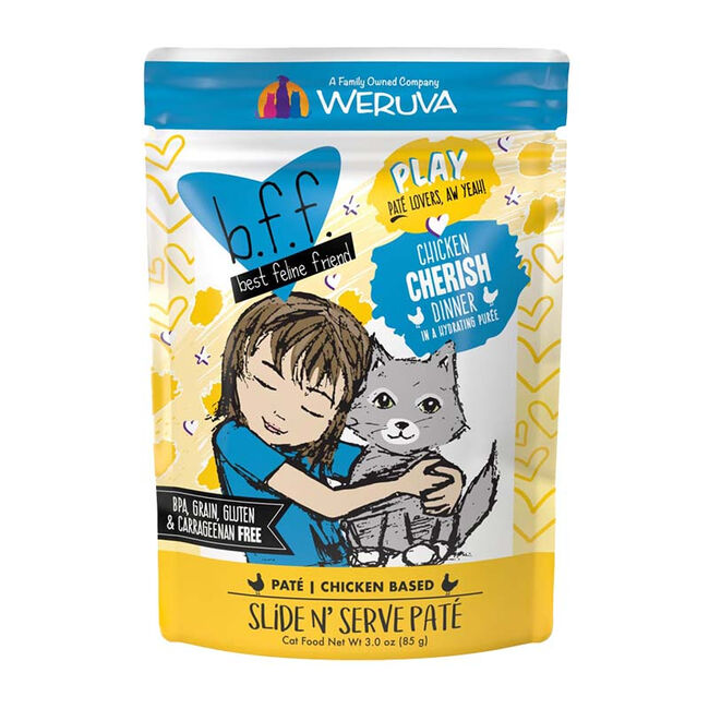 Weruva BFF Play Pat&eacute; Chicken Cherish Pouch 3 oz image number null