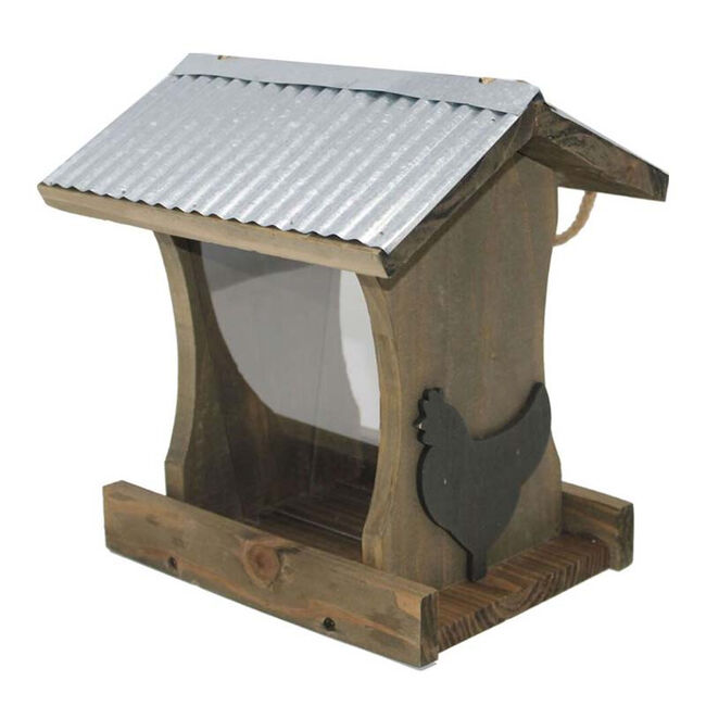 Rustic Farmhouse Tall Hopper Feeder 3 lb  image number null