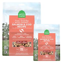 Open Farm Freeze-Dried Raw Cat Food - Wild-Caught Salmon & Cod Recipe