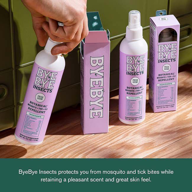 Spalding Laboratories ByeBye Insects Botanical Mosquito, Tick & Fly Repellent - 4 oz image number null