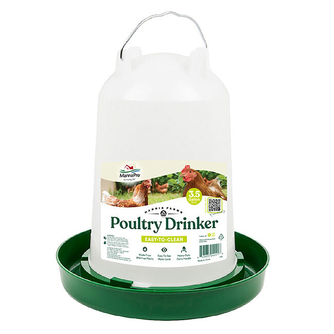    Harris Farms Plastic 3.5 Gallon Easy Fill Poultry Waterer  image number null