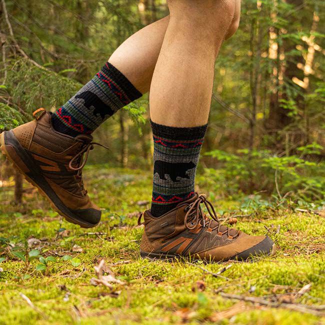Darn Tough Men's Vangrizzle Boot Midweight Hiking Socks - Charcoal image number null
