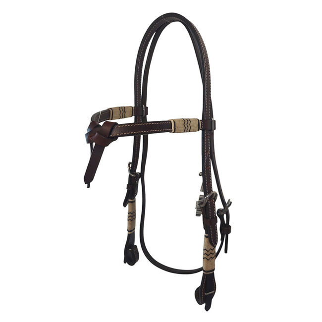 Cashel Tiefront Rawhide Trim Headstall image number null