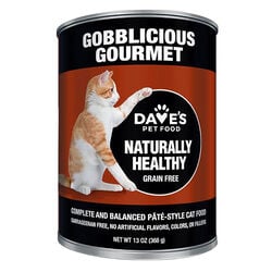 Dave's Pet Food Naturally Healthy Cat Food - Gobblicious Gourmet - 13 oz