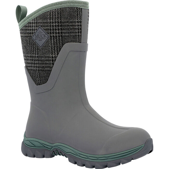 Muck Boot Company Women's Arctic Sport II Mid Boot - Gray Plaid - Closeout image number null
