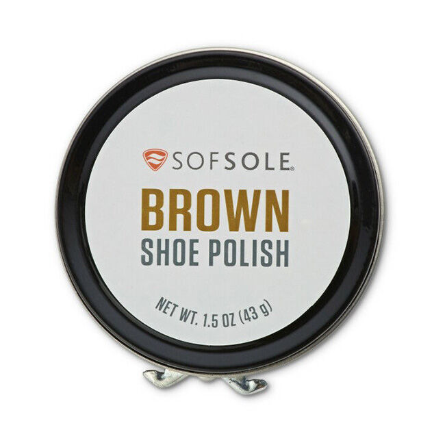 Sof Sole Shoe Polish - Brown - 1.5 oz image number null