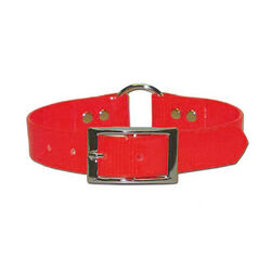 OmniPet SunGlo Collar with Center Ring - Red
