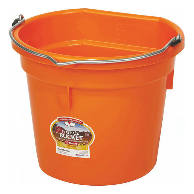 Little Giant DuraFlex Flatback Bucket - 20-Quart Capacity image number null