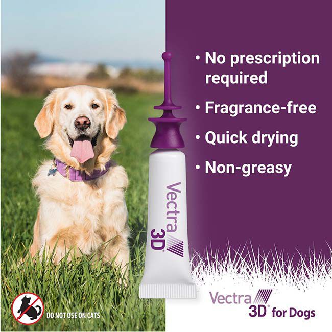 Vectra 3D Flea & Tick Spot Treatment for Dogs image number null