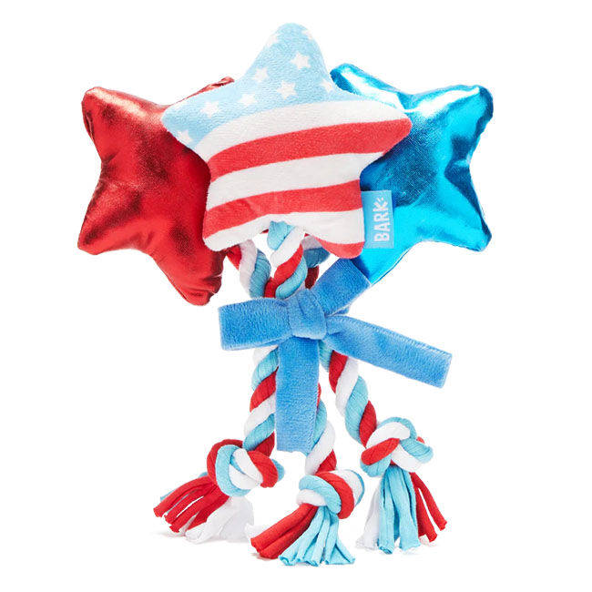 Bark Plush Dog Toy - Star Spangles image number null