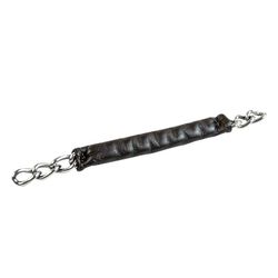 Walsh Leather-Covered Curb Chain