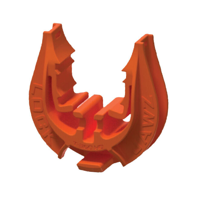 Dare LockJawz Universal T-Post Insulator - Orange - 25-Pack image number null
