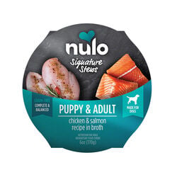 Nulo Signature Stews for Dogs - Chicken & Salmon Recipe in Broth - 6 oz