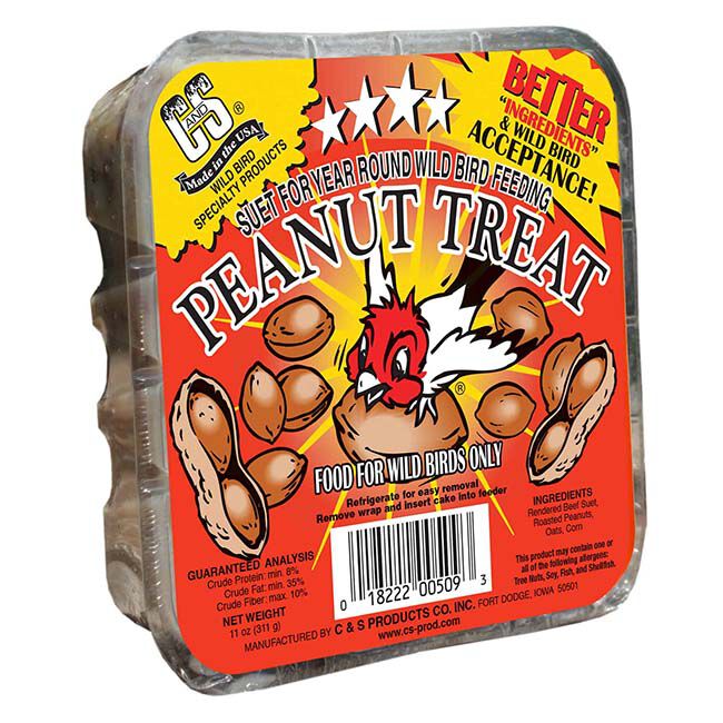 C&S Products Suet - Peanut Treat - 11 oz image number null