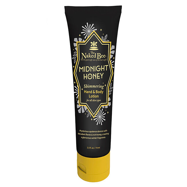 Naked Bee Shimmering Hand & Body Lotion - Midnight Honey - 2.5 oz image number null