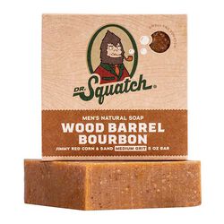 Dr. Squatch Men's Natural Soap - Wood Barrel Bourbon - 5 oz