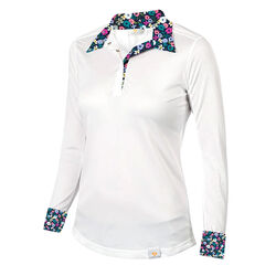 Shires Kids' Equestrian Style Show Shirt - Posy Nightfall