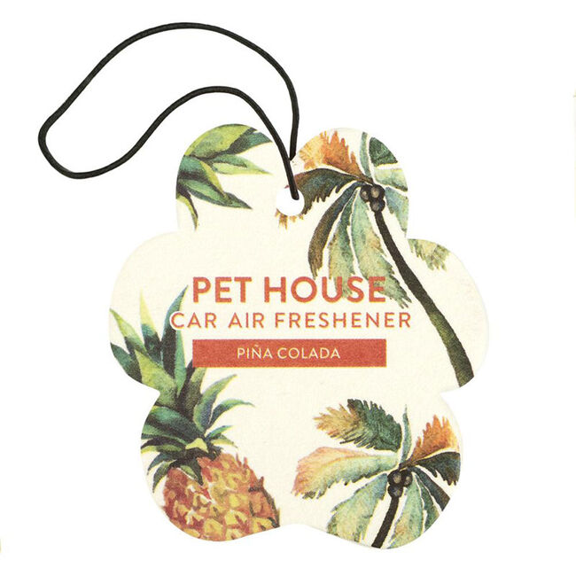 Pet House Candle Pina Colada Car Air Freshener image number null