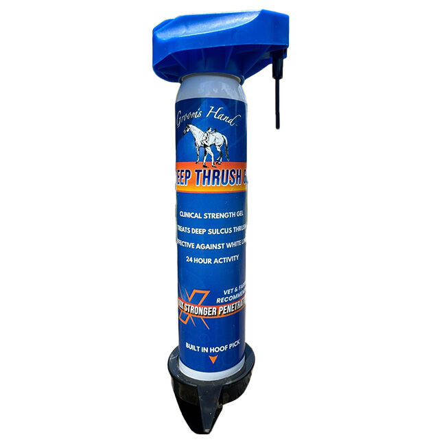 Groom's Hand Deep Thrush Gel with Built-In Hoof Pick - 3 oz image number null