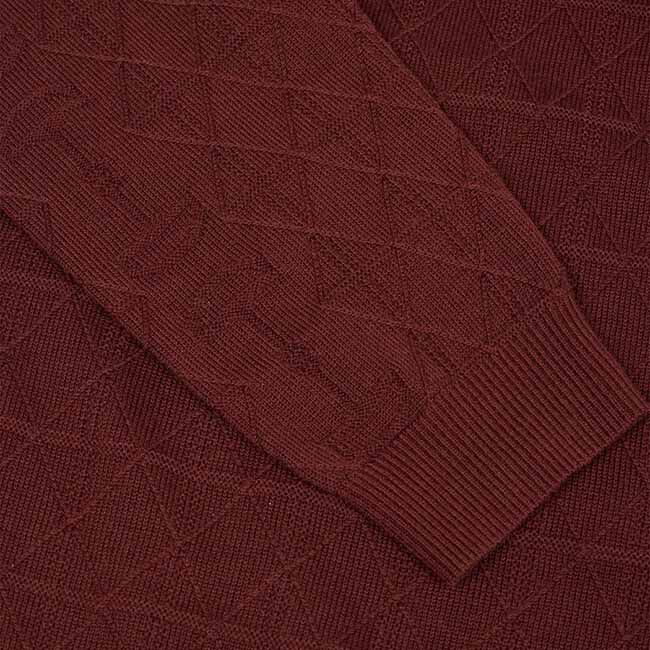 Kerrits Women's Bit of Diamond Crew Neck Sweater - Amberspice image number null