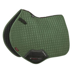 LeMieux Suede Close Contact Square Pad - Hunter Green