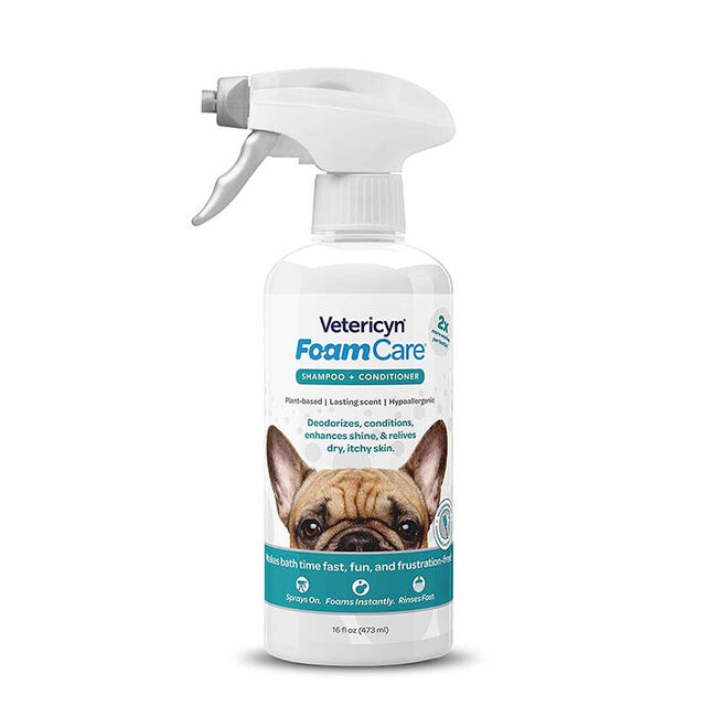 Vetericyn FoamCare Pet Shampoo + Conditioner Spray image number null
