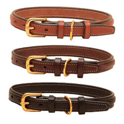 Tory Leather Square Raised Dog Collar