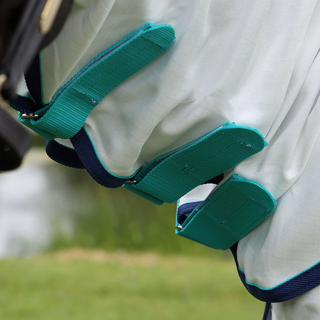 Shires Sweet-Itch Combo Fly Sheet - White image number null