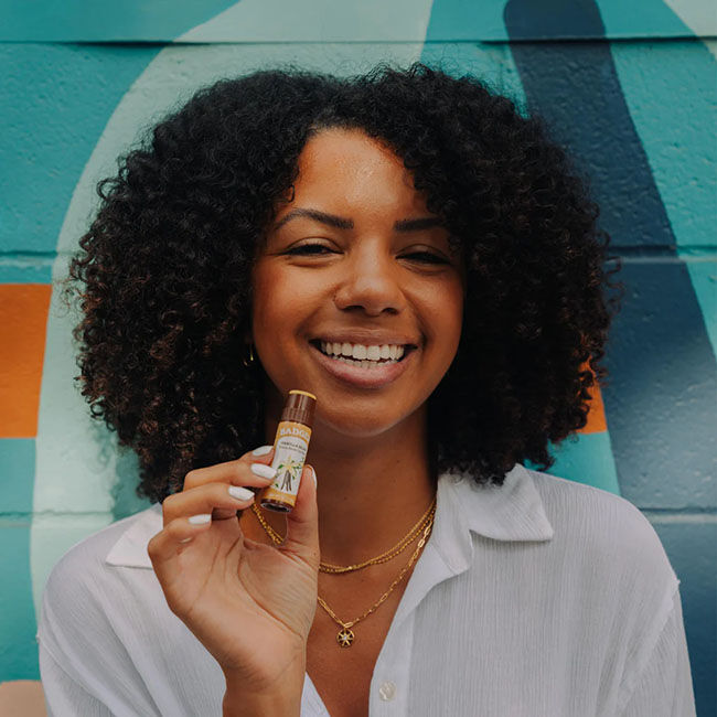 Badger Vanilla Bean Organic Cocoa Butter Lip Balm image number null