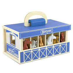 Breyer Farms Wood Carry Stable
