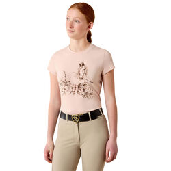 Ariat Kids' Ethereal Equine T-Shirt - Sepia Rose