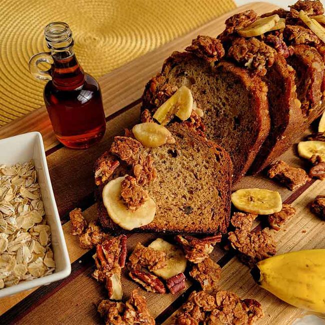 Maple Nut Kitchen Granola Maple Banana Bread The Cheshire Horse