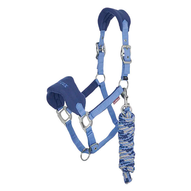 LeMieux Vogue Halter & Lead Rope - Powder Blue image number null
