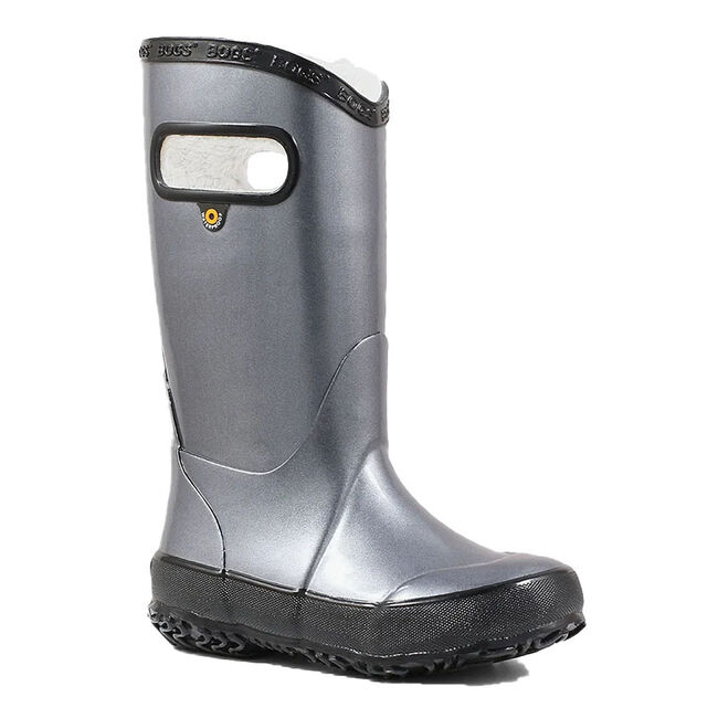 Bogs Kid's Metallic Plush Rainboot image number null