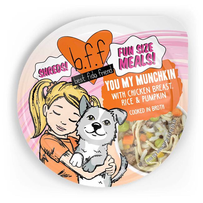 Weruva B.F.F. Fun Size Meals  You My Munchkin with Chicken Breast, Rice & Pumpkin
