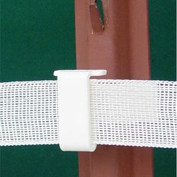 Dare U-Post Tape Insulator - White - 25-Pack