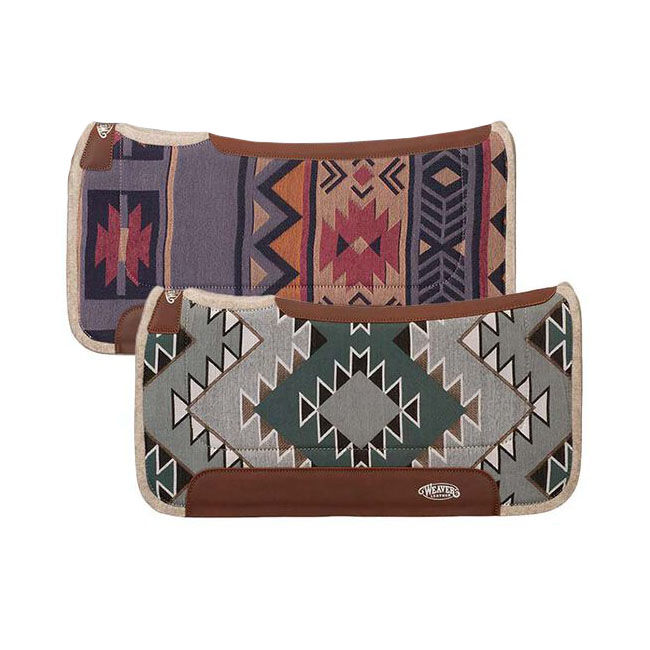 Weaver Equine All Purpose Contoured Wool Blend Felt Saddle Pad image number null
