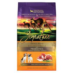 Zignature Small Bites Dog Food - Kangaroo Recipe - 4 lb