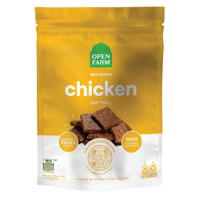 Open Farm Dehydrated Dog Treats - Chicken - 4.5 oz image number null