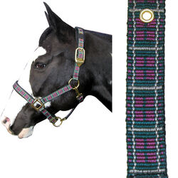 Intrepid International Plaid Padded Nylon Halter