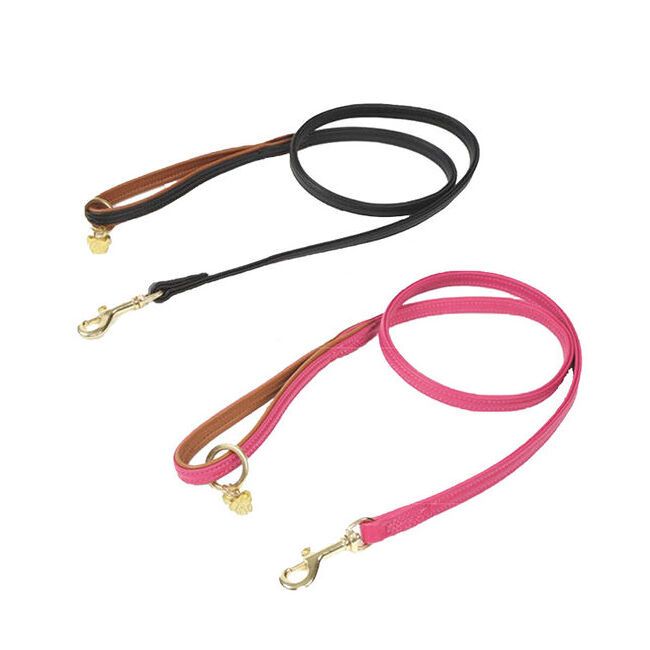 Shires Digby & Fox Padded Leather Dog Lead - Closeout image number null