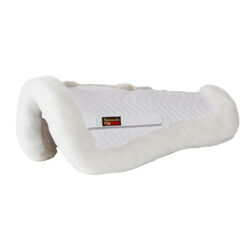 Fleeceworks Traditional Sheepskin Wither Relief Half Pad