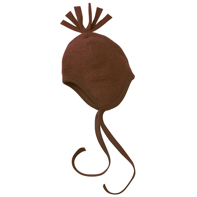Engel 100% Virgin Wool Fleece Baby Hat image number null