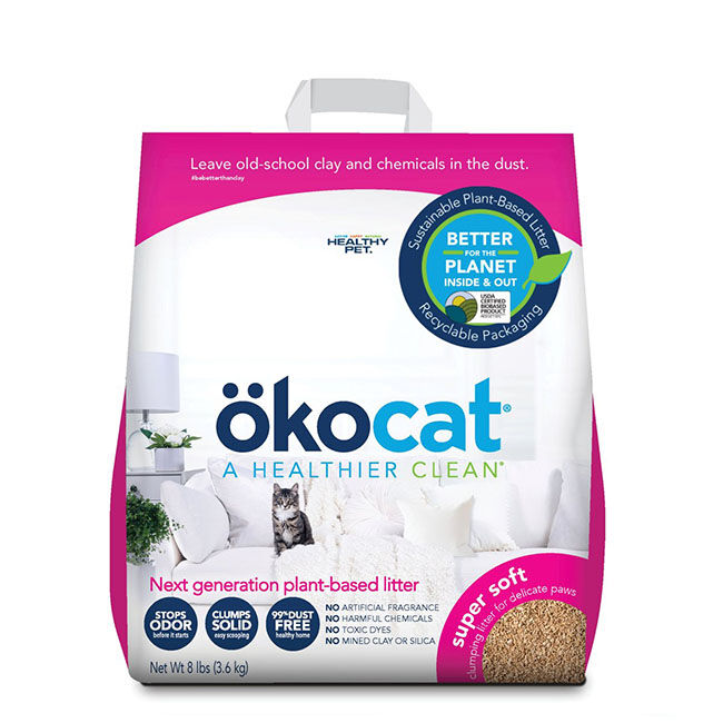 Okocat Super Soft Clumping Wood Cat Litter image number null