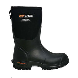 Dryshod Men's Mudcat Mid Boot - Black/Orange